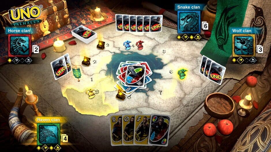 Скриншот 3 из Uno: Assassin's Creed Valhalla Theme Cards