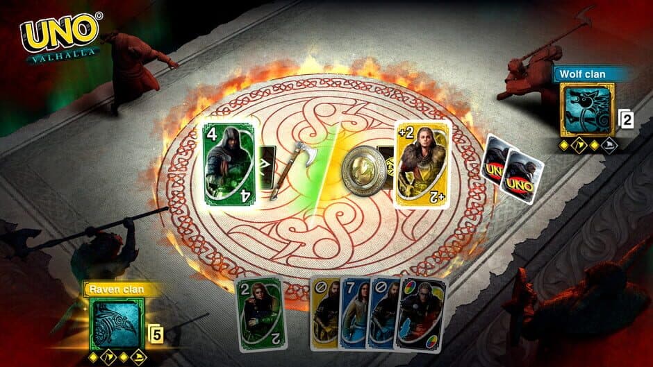 Скриншот 2 из Uno: Assassin's Creed Valhalla Theme Cards