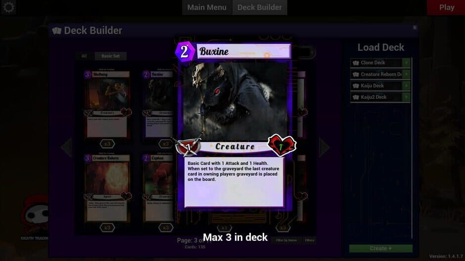 Скриншот 3 из Death Trading Card Game