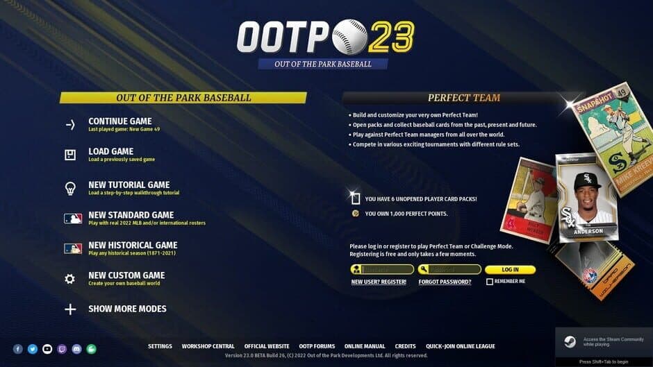 Скриншот 1 из Out of the Park Baseball 23