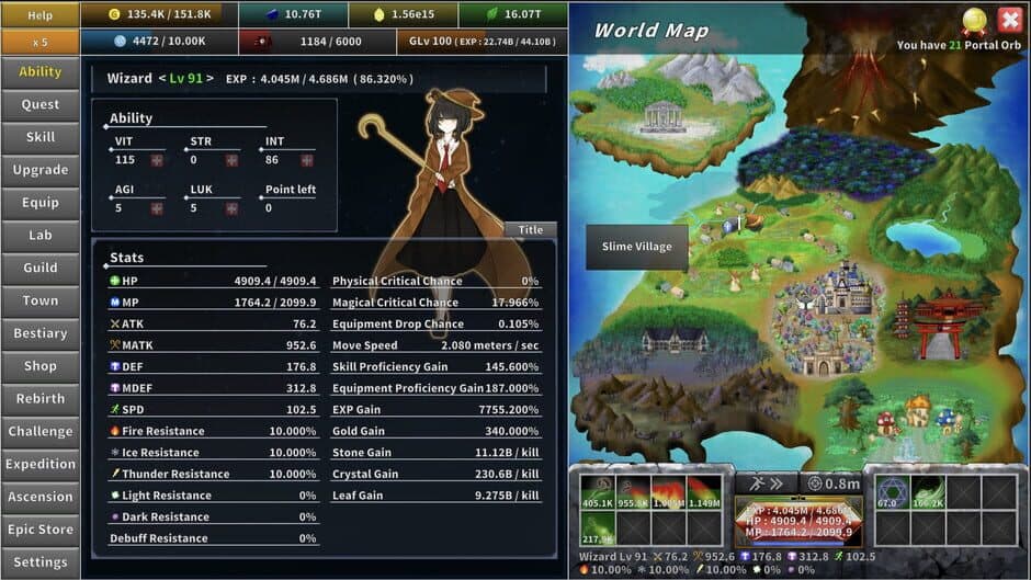 Скриншот 1 из Incremental Epic Hero 2