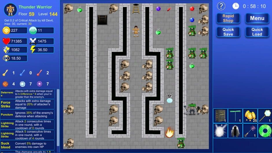 Скриншот 1 из Magic Tower: Destroy the Wormhole