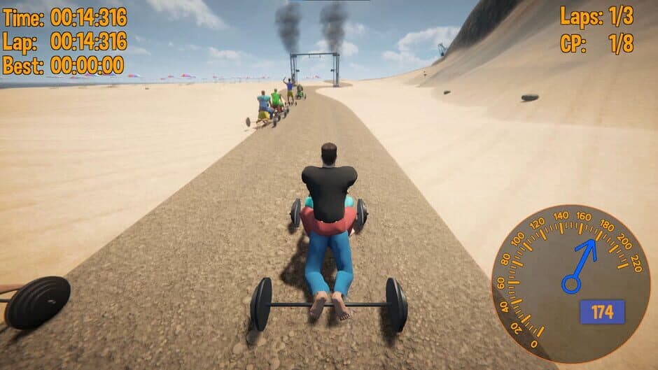 Скриншот 1 из Ultimate Muscle Roller Championship