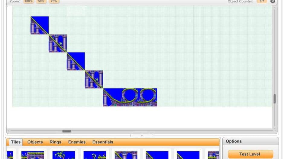 Скриншот 1 из Sonic the Hedgehog Level Creator