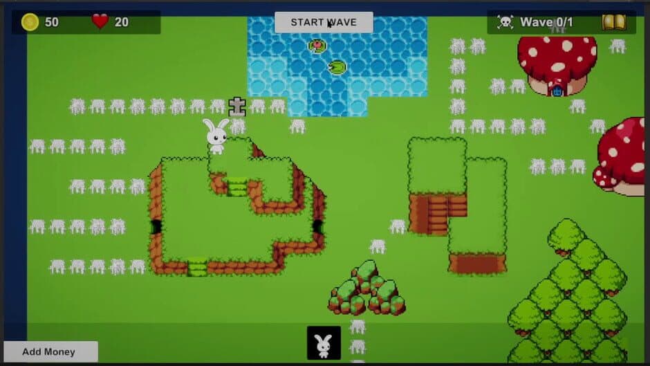 Скриншот 1 из Bunnies vs Zombies