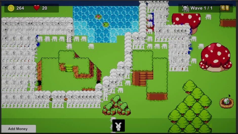 Скриншот 2 из Bunnies vs Zombies