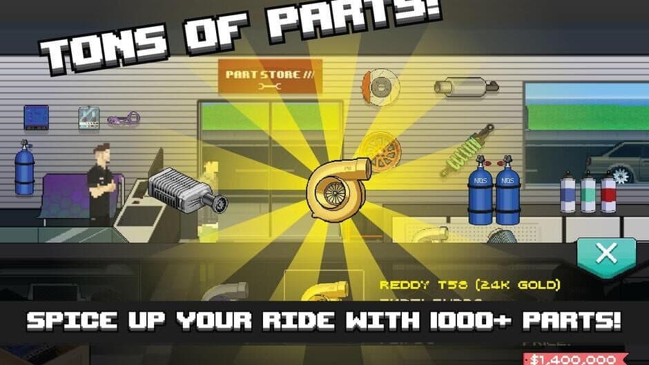 Скриншот 11 из Pixel Car Racer