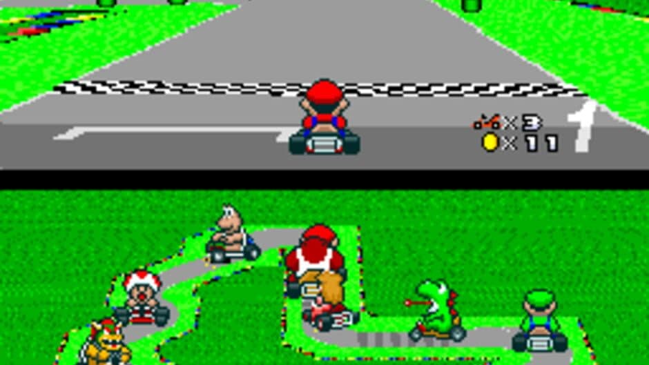 Скриншот 2 из Super Mario Kart: Super Circuit Demake