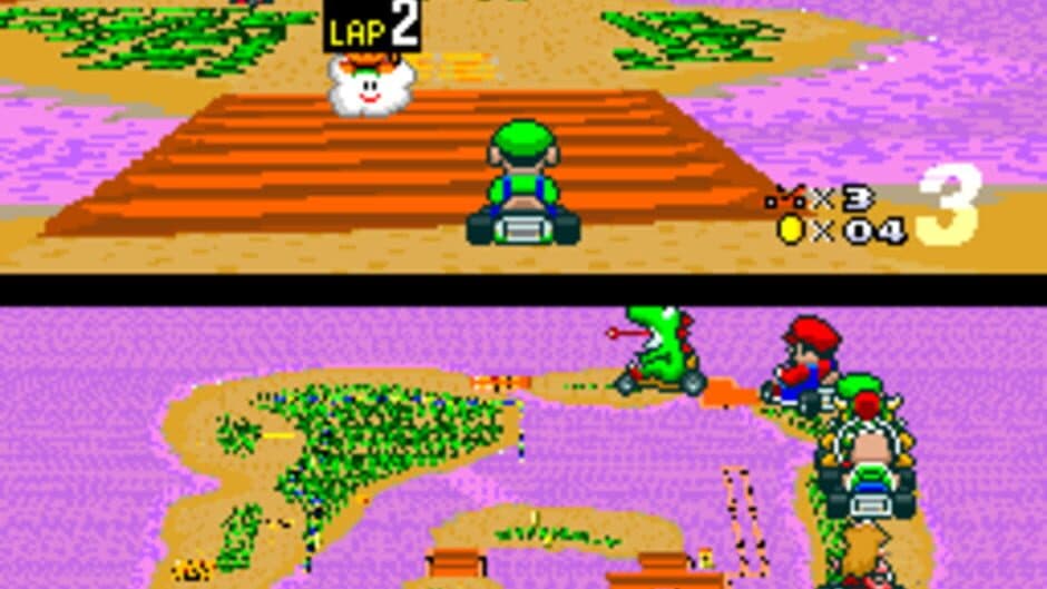 Скриншот 4 из Super Mario Kart: Super Circuit Demake