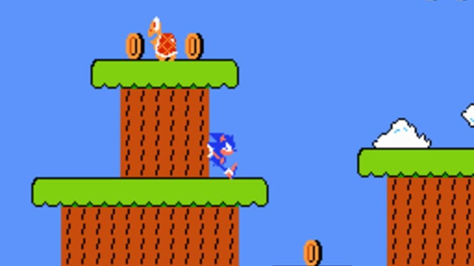 Скриншот 2 из Sonic in Super Mario Bros.
