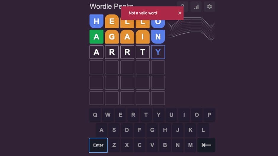 Скриншот 3 из Word Peaks
