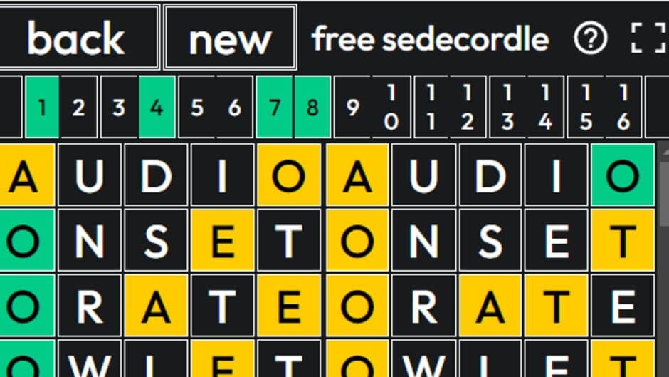 Скриншот 1 из Sedecordle