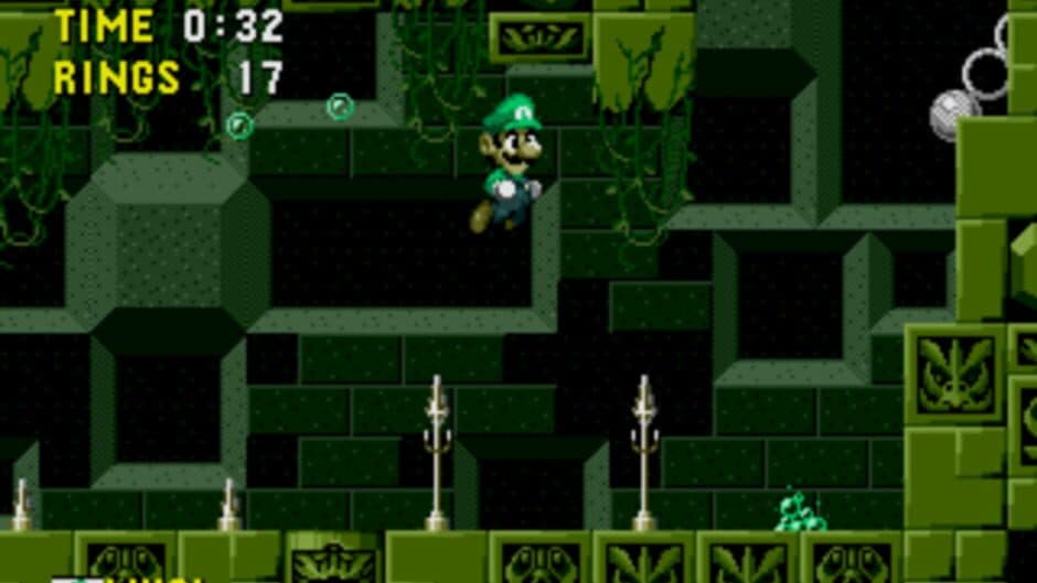 Скриншот 1 из Luigi in Sonic the Hedgehog