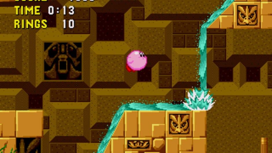 Скриншот 5 из Kirby in Sonic the Hedgehog