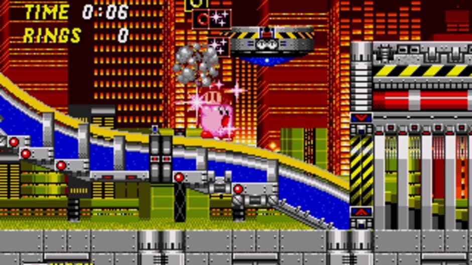 Скриншот 2 из Kirby in Sonic the Hedgehog 2