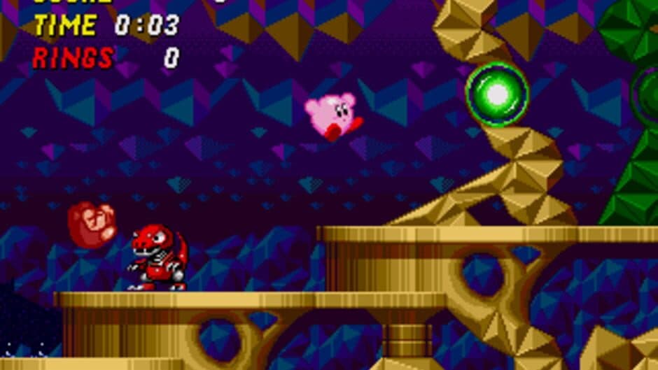 Скриншот 3 из Kirby in Sonic the Hedgehog 2