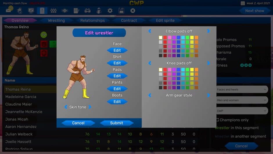 Скриншот 3 из Championship Wrestling Promoter