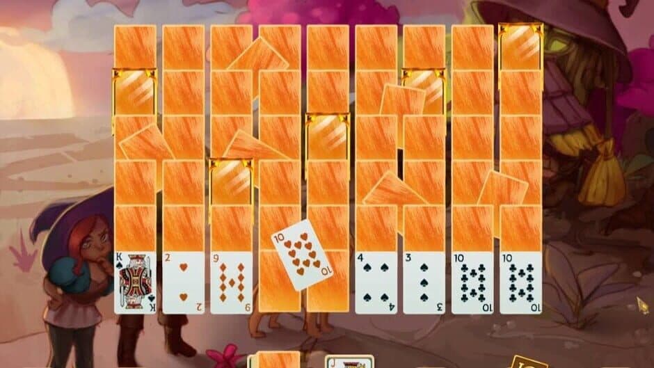Скриншот 2 из Sweet Solitaire: School Witch 2