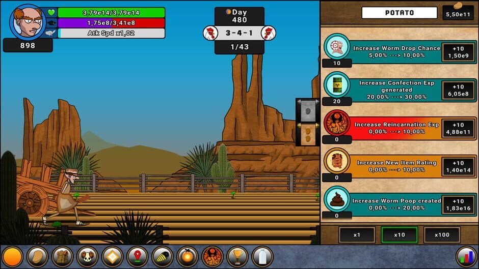Скриншот 2 из Farmer Against Potatoes Idle