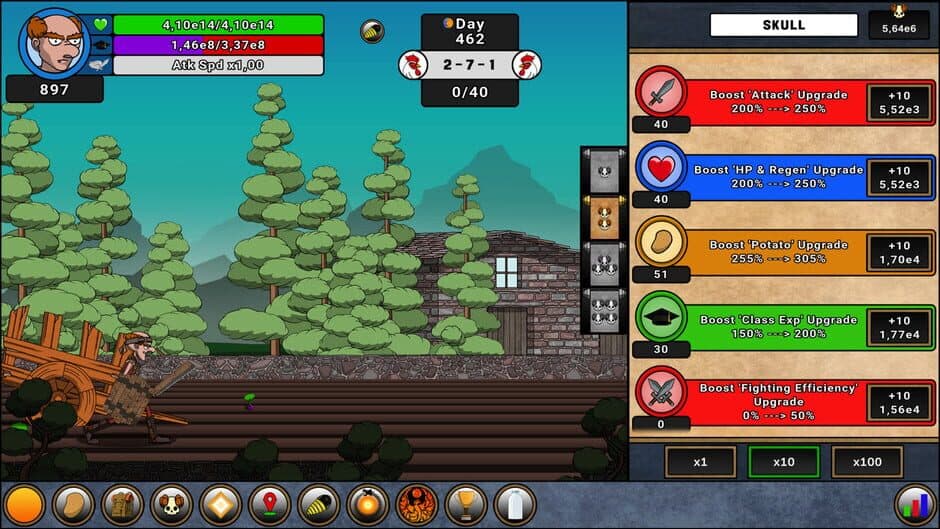 Скриншот 1 из Farmer Against Potatoes Idle