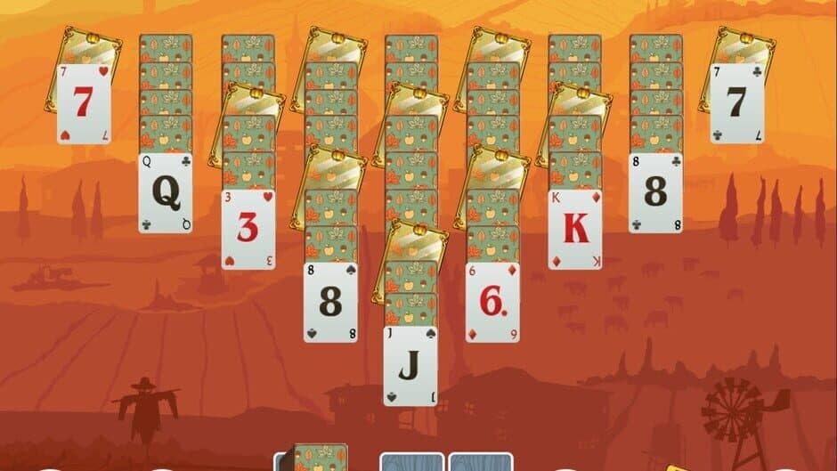Скриншот 3 из Solitaire Match 2 Cards. Thanksgiving Day