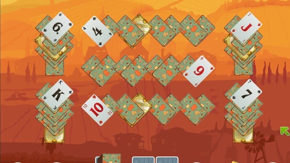 Скриншот 4 из Solitaire Match 2 Cards. Thanksgiving Day