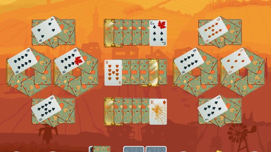 Скриншот 5 из Solitaire Match 2 Cards. Thanksgiving Day