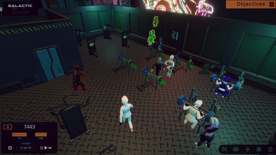 Скриншот 3 из Galactic Gym: Fitness Center Management