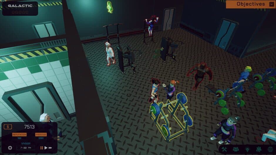 Скриншот 4 из Galactic Gym: Fitness Center Management