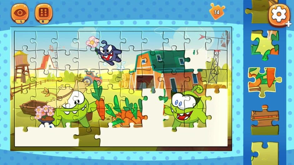 Скриншот 3 из Om Nom: Coloring, Toons & Puzzle - Flavorful Puzzles