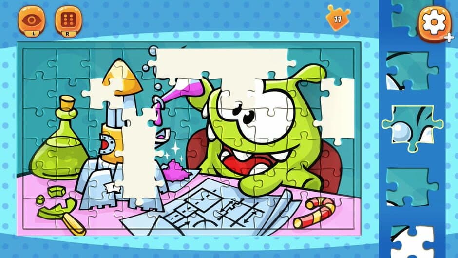 Скриншот 5 из Om Nom: Coloring, Toons & Puzzle - Flavorful Puzzles