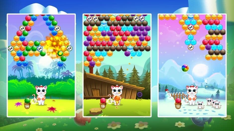 Скриншот 2 из Family Games Bundle: My Magic Florist + Pet Shop Snacks + Bubble Cats Rescue