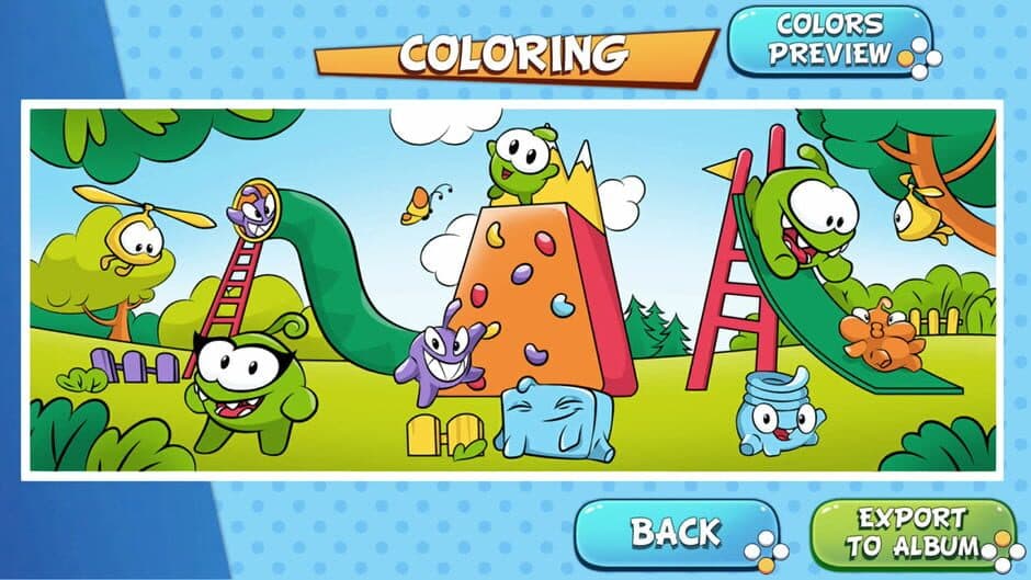 Скриншот 4 из Om Nom: Coloring, Toons & Puzzle - Complete Pack