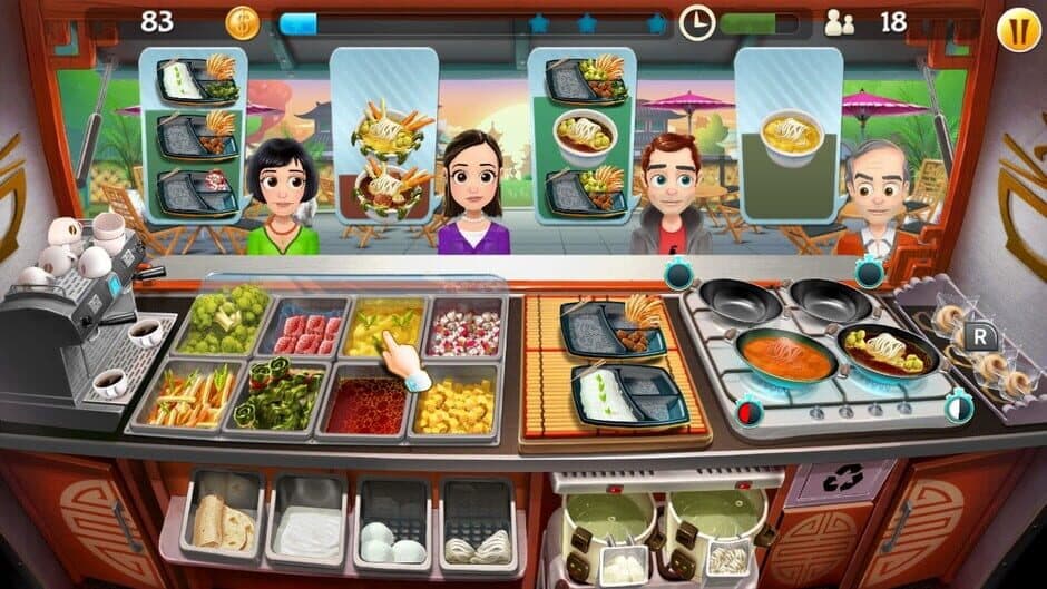 Скриншот 1 из Food Truck Tycoon: Asian Cuisine Expansion Pack 2