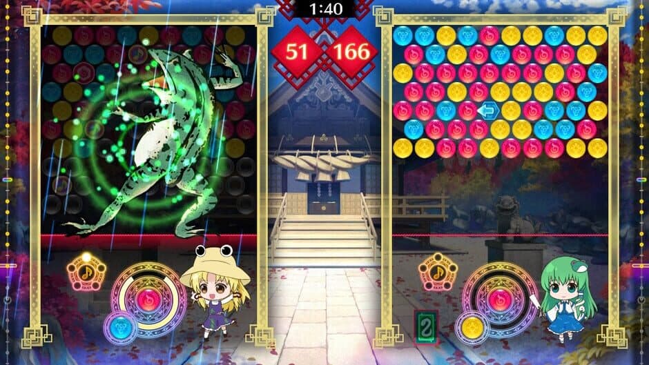 Скриншот 2 из Touhou Spell Bubble: Character Pack - Suwako Moriya