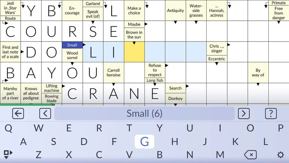 Скриншот 1 из Pure Crosswords