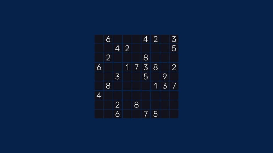 Скриншот 1 из Sudoku Minimalist Infinite
