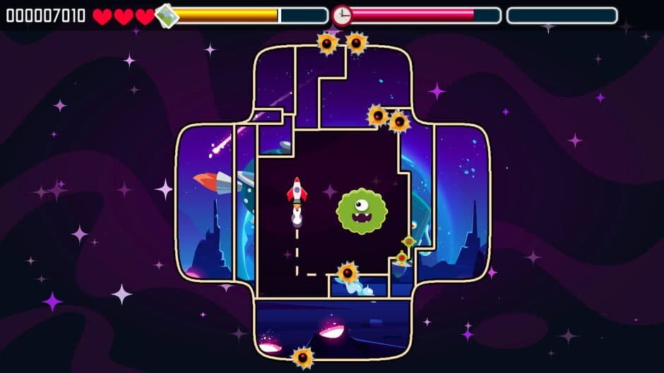Скриншот 1 из Space Lines: A Puzzle Arcade Game