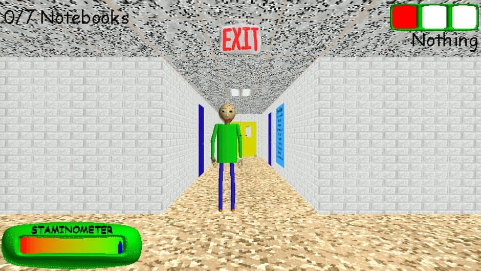 Скриншот 1 из Baldi's Basics Classic Remastered