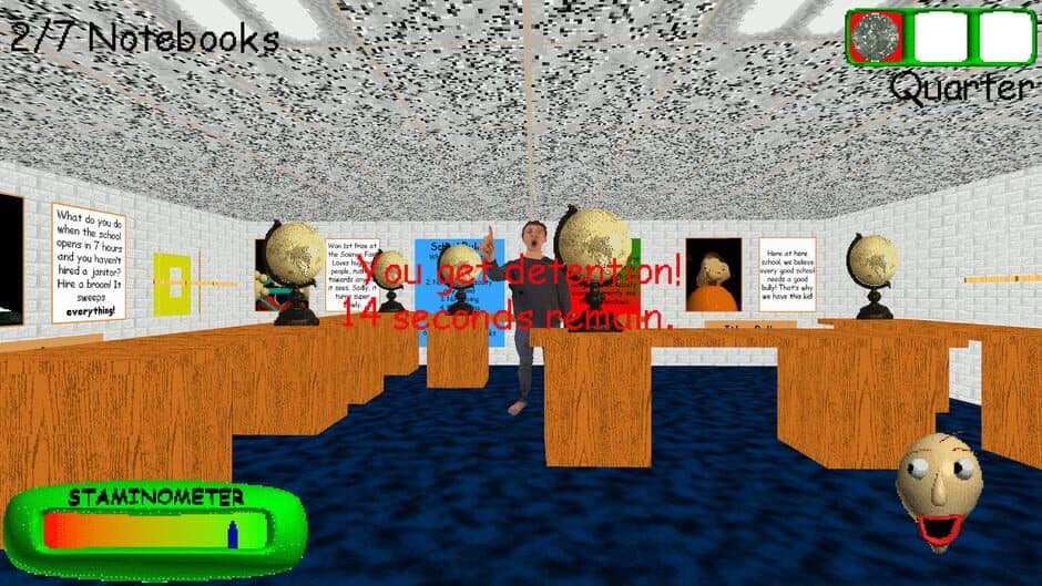 Скриншот 3 из Baldi's Basics Classic Remastered
