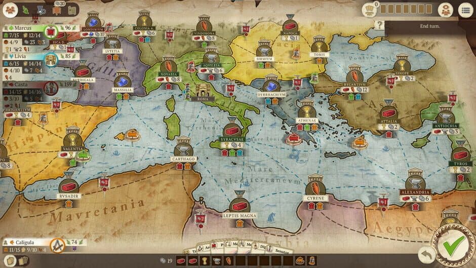 Скриншот 1 из Concordia: Digital Edition - Imperial Bundle