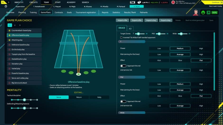 Скриншот 6 из Tennis Manager 2022