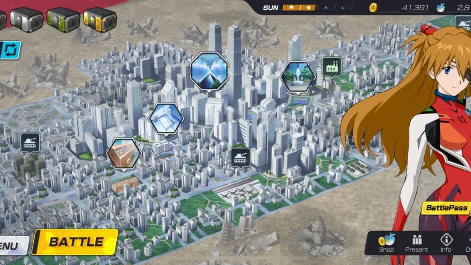 Скриншот 1 из Evangelion Battlefields
