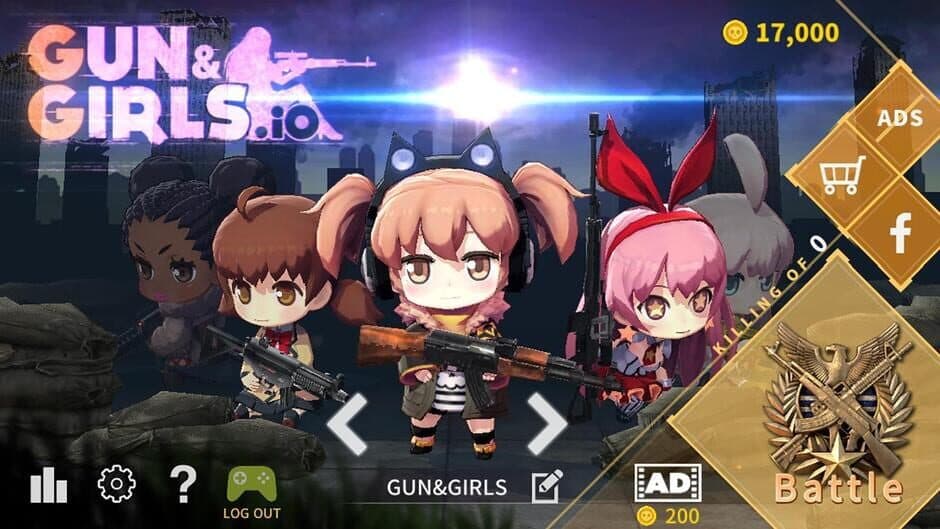 Скриншот 1 из Gun & Girls.io