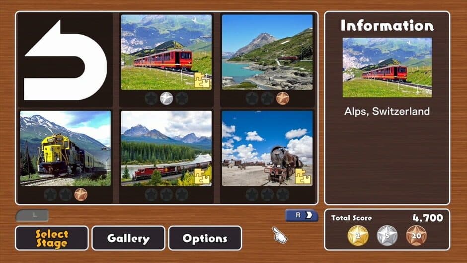 Скриншот 1 из Jigsaw Masterpieces: World's Most Scenic Train Trips