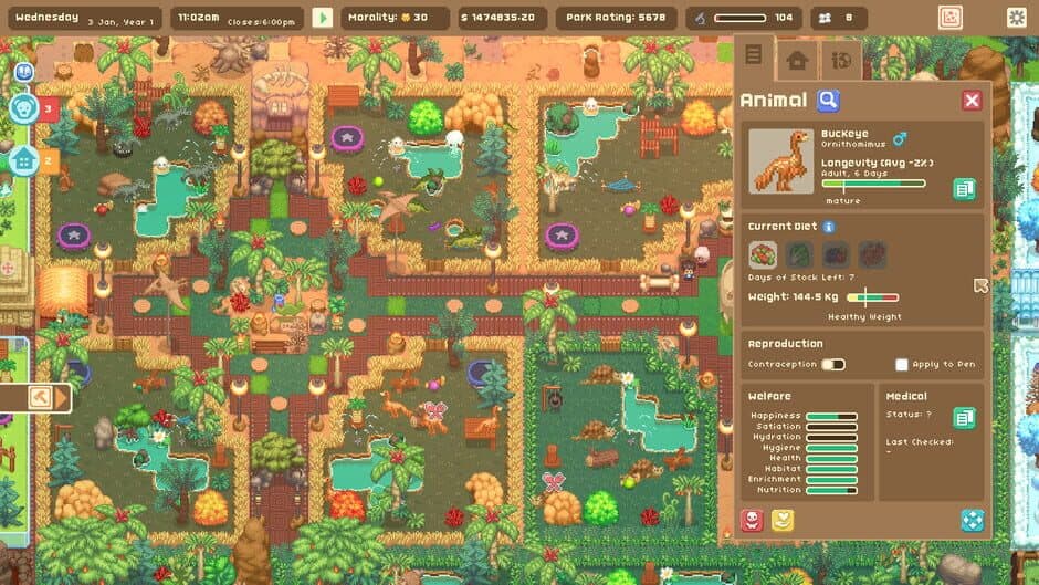 Скриншот 4 из Let's Build a Zoo: Dinosaur Island