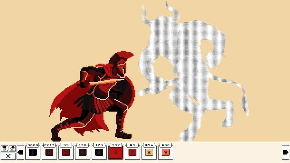 Скриншот 1 из Coloring Pixels: Mythology 2 Pack