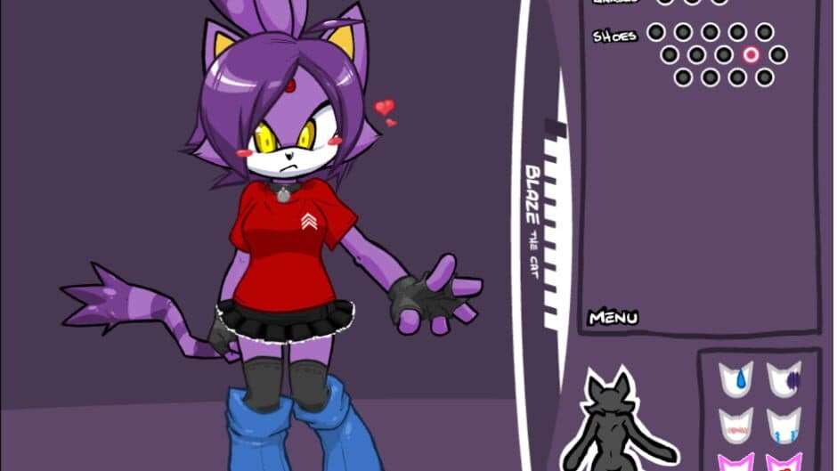 Скриншот 2 из Blaze the Cat Dress Up