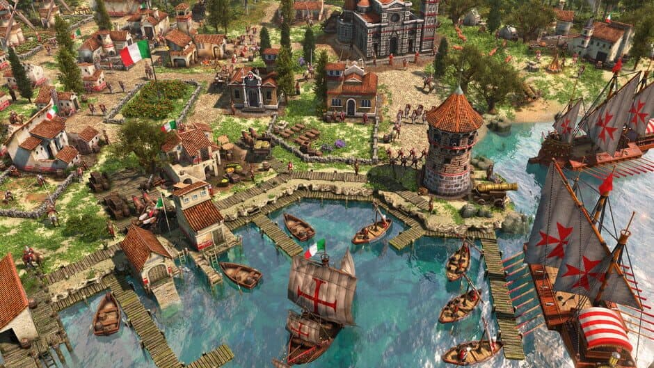 Скриншот 2 из Age of Empires III: Definitive Edition - Knights of the Mediterranean