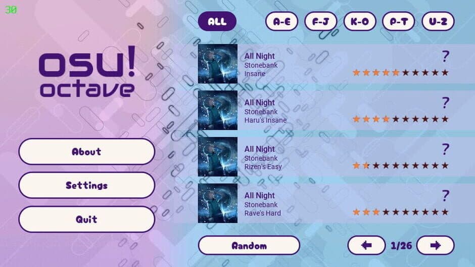 Скриншот 2 из Osu!Octave